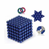 كرة مغناطيسية مغناطيسية 3 مم 216 قطعة مع صندوق لعبة مهدئة ذكية بألوان متعددة هدية