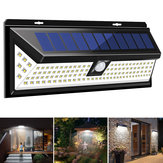 1200LM 120 LED 3 Mod Solar Güç PIR Hareketli Sensör Duvar Işığı Outdoor Su Geçirmez IP65 
