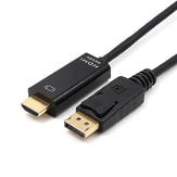 BAYNAST 3m DisplayPort na HDMI kabel przejściowy konwerter złącza 4K 1080P HD DP na kabel przejściowy HDMI 1m 1,8m
