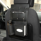 Car Seat Back Multi Pocket Micro Usb 8Pin Type-c Charging Cable Storage Bag 