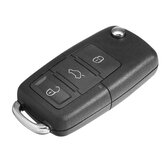 3-Button 434 MHZ Uzakdan Kumanda Flip Anahtar Fob Boş Bıçak Ile ID48 K17 VW SKODA için KOLTUK için