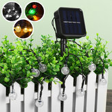Solar-Lichterkette mit 50/100/200 LEDs, Kugellampe für den Garten im Freien, wasserdicht, Dekoration für Zuhause und Partys, Weihnachtsdekorationen im Angebot, Weihnachtsbeleuchtung