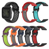 Bakeey Split Color Dot Pattern Breathable Waterproof Soft Silicone Watch Band Strap Replacement for Fitbit Versa 2 / Fitbit Versa / Fitbit Versa Lite
