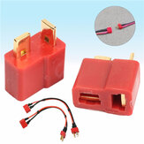 Excellway® DC 012 20pcs Conectores machos e fêmeas T Plug Estilo Deans para bateria RC LiPo