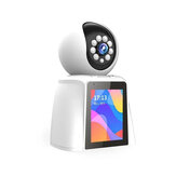 Guudgo 2K 3MP 2.8インチスクリーンWiFiカメラオートトラッキングホームセキュリティー双方向音声通話ベビーモニタリングIPカメラ