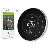 thermostat pour chaudière à eau/gaz MoesHouse BHT-6000-GCLW avec rétroéclairage WIFI 3A Programmation hebdomadaire Écran tactile LCD Fonctionne avec Alexa Google Home