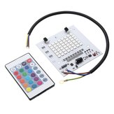 20W LED Flood Light RGB Chip Integrated Smart IC Driverless DIY 220V with Remote Controller