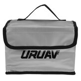 Bolsa impermeable ignífuga URUAV UR28 multifunción para almacenamiento de baterías de litio, bolsa de seguridad, de tamaño 21,6 * 16,5 * 14,5 mm, con salida lateral para cables de batería