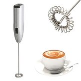 Frusta perlatrice automatica elettrica per latte Acciaio inossidabile Mini frusta per caffè e latte Portatile Mixer