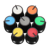 10 stuks Rode/Blauwe/Oranje/Grijze/Groene/Witte/Gele Kunststof voor Draaiknop Potentiometer Gat 6mm