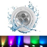 Lampe de piscine encastrée 3 LED 6W AC12V Spa RGB blanche lampe de nuit pour fontaine