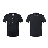T-shirt en coton noir HQProp pour hommes L/XL/XXL col rond été pour course de drones RC FPV
