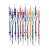 Set di penne marca a doppia testa elastiche da 24/36 colori Pennarello evidenziatore Penna acquerello Penna d'arte Contabilità Forniture per studenti Cipria