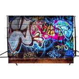 7x5ft Vinyl Graffiti Kunstwand Fotostudio Requisiten Fotoleinwand Hintergrund