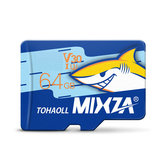 Tarjeta de Memoría de Edición MIXZA Shark de 64GB Tarjeta Micro SD Class10 Para Teléfono Inteligente Cámara MP3