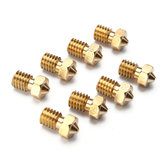 Geekcreit® 8Pcs Four Sizes V6 Brass Nozzle For 1.75mm Filament Nozzle Extruder Print Head
