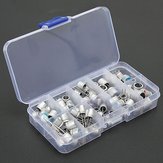 10 Values 90pcs Solid Capacitor Assorted Kit 2.5V~16V 100uF~1500uF With Box