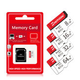 Carte mémoire MicroDrive TF Micro SD Card haute vitesse Class10 8GB 16GB 32GB 64GB 128GB 256GB avec adaptateur SD pour téléphone portable pour console de jeu PSP MP3 Drone Camera