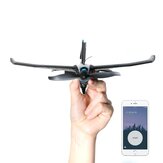TOBYRICH SmartPlane Pro FPV Smartphone Mini aereo RC controllato con 5.8 GHz 40CH 720 * 576 FPV fotografica Supporto per aereo interno Bluetooth iOS e Android con joystick per principianti 