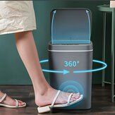 AGSIVO 16L Smart Induction Touchless Trash Can Waste Bin With Motion Sensor and Rechargeable Battery For Kitchen Bedroom Bathroom Office