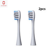 Cabezales de cepillo de repuesto Oclean P2 2 unidades adecuados para todos los modelos de cepillos de dientes Oclean - gris