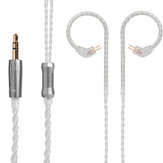 TRN Earphone Replacement Cable Upgraded Silver Plated Cable Use For TRN V10 KZ ZS6 ZS5 ZS3 ZST ZSR