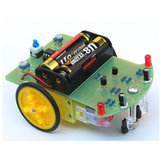 Kit DIY de Mini Robô de rastreamento eletrônico com 10PCS e motor de redução