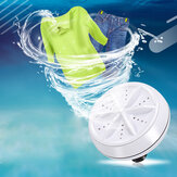 Máquina de lavar roupa portátil Mini turbina compacta ultrassônica alimentada por USB para viagens, casa, camping, apartamentos, dormitórios, RV, negócios