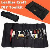 Leather Craft DIY Набор Набор Сумка для хранения ручных инструментов Упаковка Сумка