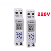 SINOTIMER TM610-2 220V Time Control Switch Intelligent Switch Timer Power Supply Timing Switch 1P Rail Time Switch