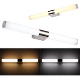 Luz de pared delantera de espejo LED de aluminio blanco / blanco cálido de 22 W y 55 cm de Modern Lámpara de baño AC85-265V