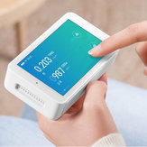 Xiaomi Mijia Probador de calidad del aire Detección de alta precisión Resolución de pantalla de 3.97 pulgadas 800 * 480 Interfaz USB Control remoto Monitoreo TVOC CO2 PM2.5 Medición de temperatura y humedad