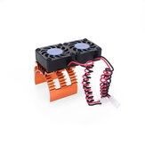 SURPASS-HOBBY 36 Series Dual Fan Motor Radiator With High Speed 2w Rotating Fan RC Car Parts
