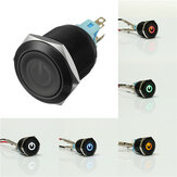 12V 22mm 6 Pin Led Металл Push Button Latching Power Switch