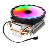 Intel/AMD için 12V Renkli Arka Aydınlatmalı 120mm CPU Soğutma Fanı PC İşlemci Soğutucusu Bilgisayar Kasası İçin