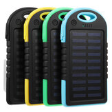 Excellway® Draagbare 10000mAh Zonne-energie Systeem Oplader USB Batterij Oplader Hoesje voor Kamperen Buiten