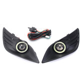 Car Front Bumper Fog Lamp Daytime Running Angel Eyes Lights with Wiring Kit for Ford Focus 2009 2010