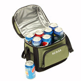 KCASA KC-CB01 12-lattine Borsa Morbida Fresca per Viaggio Picnic Spiaggia Campeggio Contenitore Alimentare Borsa con Fodera Rigida