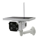 Câmera de segurança IP sem fio CCTV WiFi 4G com energia solar 1080P e bateria de 10400mAh