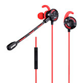SOMiC G618 Fones de ouvido com fone de ouvido com fio para fio Fones de ouvido com microfones duplos 