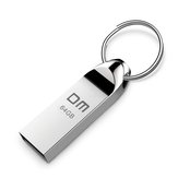 DM 64GB USB 2.0 Waterdicht Aluminium USB Flash Aandrijfpen Drive U Disk met sleutelring