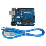 Geekcreit® UNO R3 ATmega16U2 AVR USB fejlesztési alaplap Geekcreit for Arduino - termékek, amelyek hivatalos Arduino táblákkal működnek