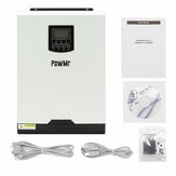 PowMr 3KW/5KW PWM Solar Charger Inverter 24V 48VDC And 230VAC Built-in 40A 60A  PWM Solar PV Charge Controller