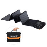 XMUND XD-SP1 Carregador de painel solar dobrável de 60W 2 USB + 2 DC Bolsa de mão Power Bank solar para camping ao ar livre