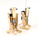 DIY Educational Controle Remoto Walking Robot Scientific Invention Toys
