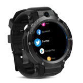Zeblaze THOR S 1.39inch Super AMOLED 1GB + 16GB 3G GPS WIFI Camera Hartslagmeter Smart Watch