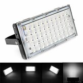 AC185-265V için 50W Siyah Kabuklu LED Sel Işığı Su Geçirmez Beyaz Işık Manzara Bahçe Lambası