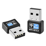 بطاقة استقبال بطاقة الشبكة اللاسلكية 150 ميجابت في الثانية متوافقة مع Bluetooth 5.0 بدون تشغيل البرامج الصغيرة Mini USB Ethernet WiFi Dongle