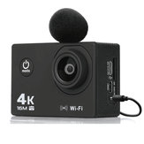 AT-Q30RM Wifi 4K 2.0 дюймов 1080P HD Водонепроницаемы Экшн Спорт камера с микрофоном для FPV RC Дрон
