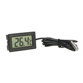 TPM-10 LCD Digital Termómetro Temperatura Sensor Controlador de regulador de termostato con sonda de cable 1M